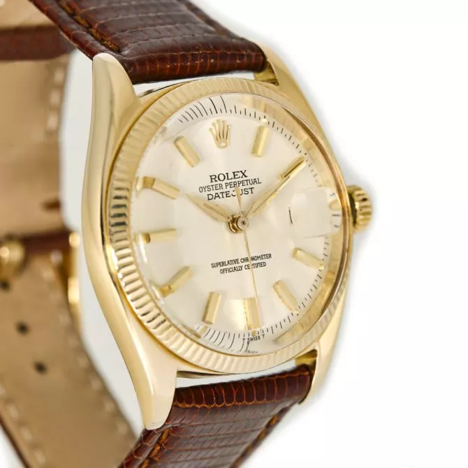 Rolex Datejust 18ct Model 6605 Cal.1066 1956 (9) (navigation)