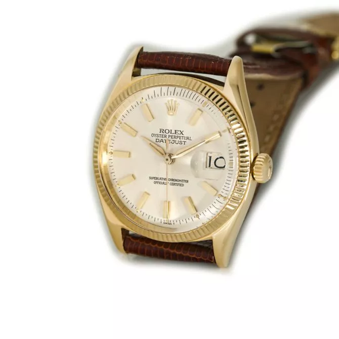 Rolex Datejust 18ct Model 6605 Cal.1066 1956 (10) (navigation)