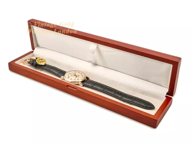 Omega Cosmic Triple Date Moonphase Cal.27 DL PC 18ct Pink Gold 1946 (13)