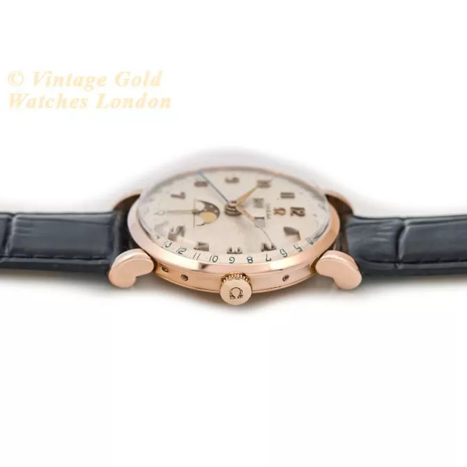 Omega Cosmic Triple Date Moonphase Cal.27 DL PC 18ct Pink Gold 1946 (9) (navigation)