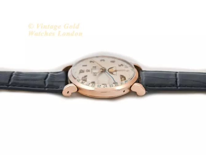 Omega Cosmic Triple Date Moonphase Cal.27 DL PC 18ct Pink Gold 1946 (10)