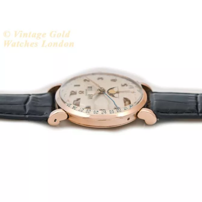 Omega Cosmic Triple Date Moonphase Cal.27 DL PC 18ct Pink Gold 1946 (10) (navigation)