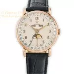 Omega Cosmic Triple Date Moonphase Cal.27 DL PC 18ct Pink Gold 1946 mobile navigation (4)