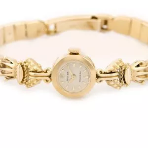 Ladies Rolex Precision Cal.250 18ct c1961 on 18ct Bracelet (13) (navigation)