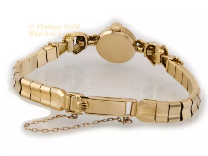 Ladies Rolex Precision Cal.250 18ct c1961 on 18ct Bracelet (11)