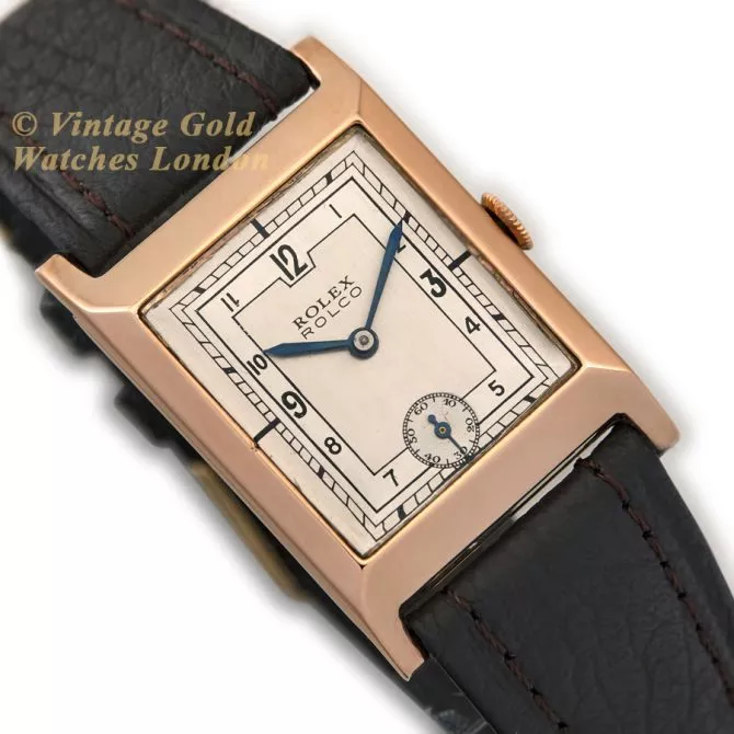 Rolex Rolco 9ct Pink Gold 1933 (2) (navigation)