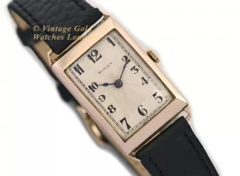 Rolex Unicorn 9ct Pink Gold c1930 - hover