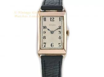 Rolex Unicorn 9ct Pink Gold c1930