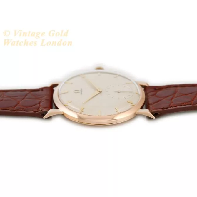 Omega Cal.267 18ct Pink Gold 1959 37.5mm (10) (navigation)
