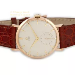 Omega Cal.267 18ct Pink Gold 1959 37.5mm (14) (navigation)