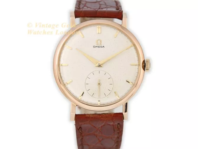 Omega Cal.267 18ct Pink Gold 1959 37.5mm (4)