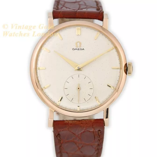 Omega Cal.267 18ct Pink Gold 1959 37.5mm (4) (navigation)
