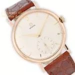 Omega Cal.267 18ct Pink Gold 1959 37.5mm mobile navigation (1)