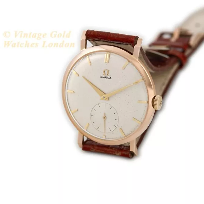 Omega Cal.267 18ct Pink Gold 1959 37.5mm (6) (navigation)