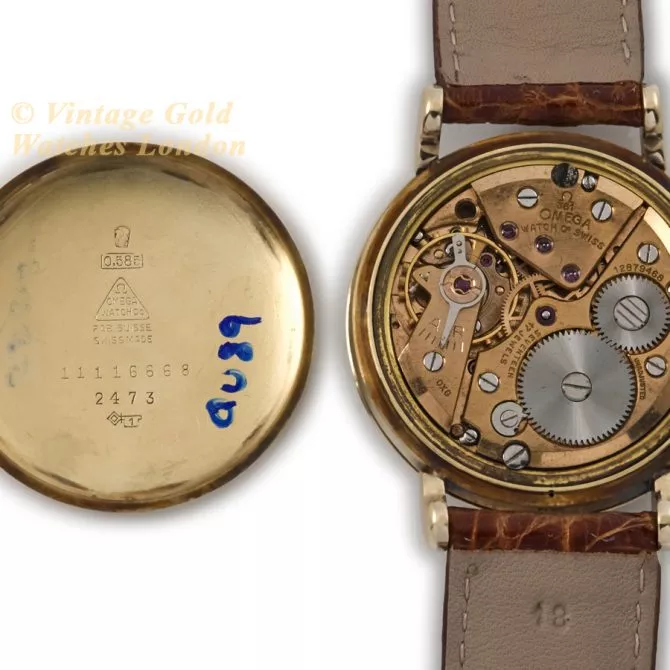 Omega Triple Date Moonphase Model Ref.2473 14ct 1951 (12) (navigation)