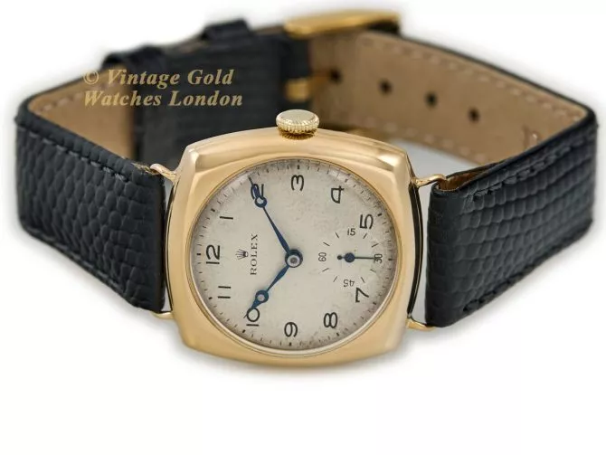 Rolex Cushion Model Ref.3288 18ct c1933 (7)