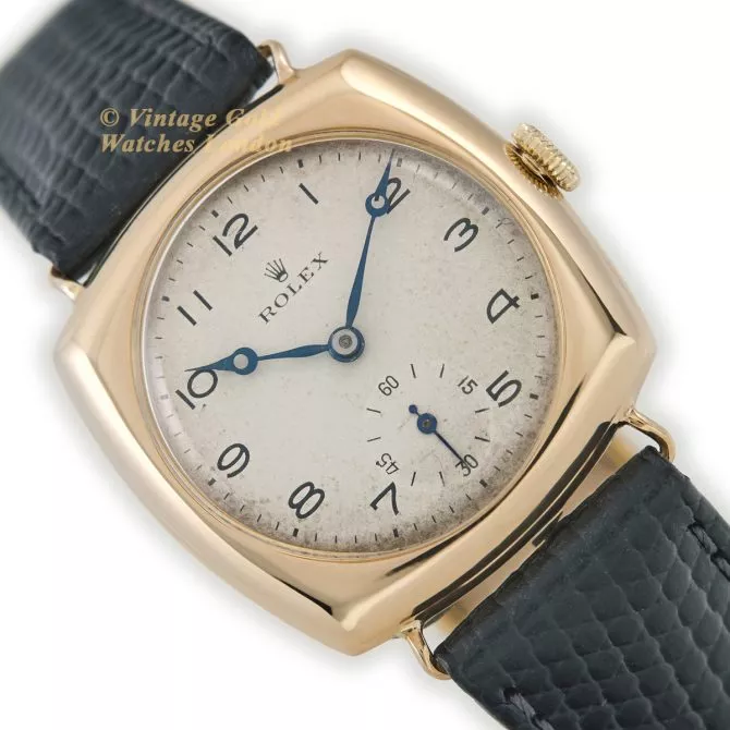 Rolex Cushion Model Ref.3288 18ct c1933 (15)