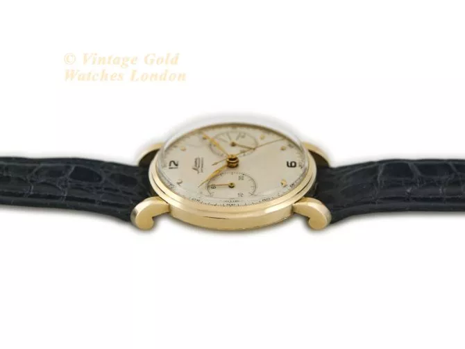 Minerva Chronograph Cal.13-20 CH 18ct c1950 (10)