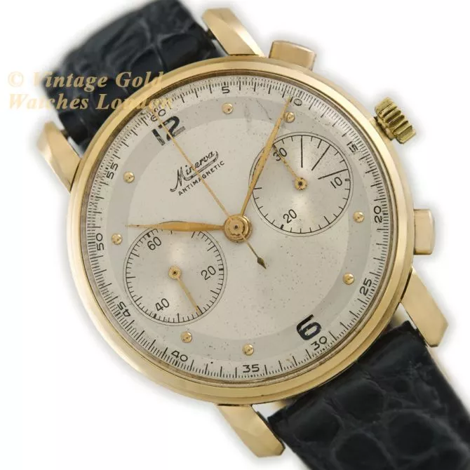 Minerva Chronograph Cal.13-20 CH 18ct c1950 (1) (navigation)