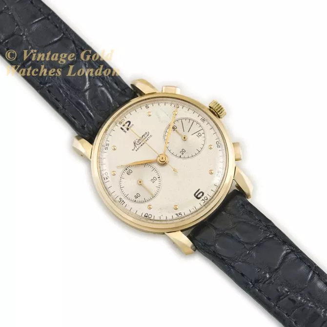 Minerva Chronograph Cal.13-20 CH 18ct c1950 (8) (navigation)