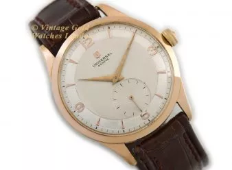 Universal Geneve Cal.262 18ct Pink Gold c1959 - hover