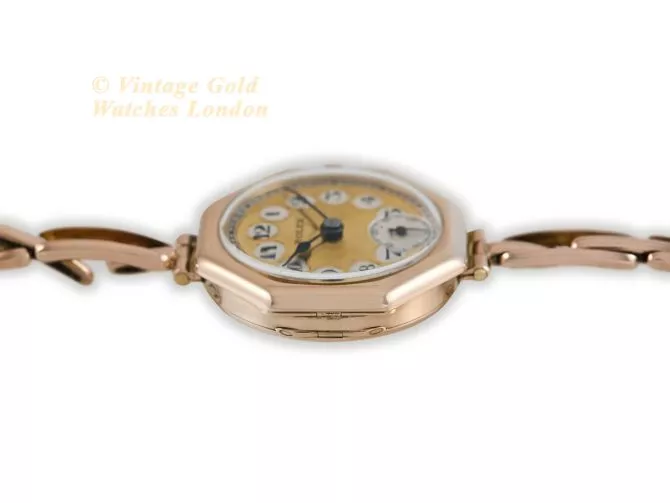 Ladies Rolex 9ct Pink Gold 1920 (10)
