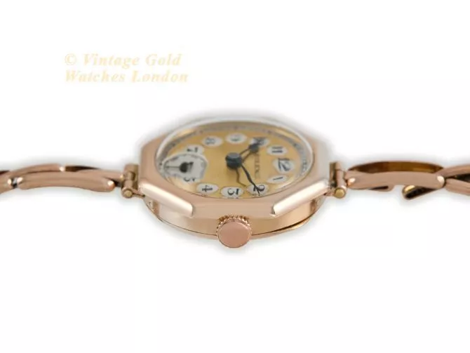 Ladies Rolex 9ct Pink Gold 1920 (9)