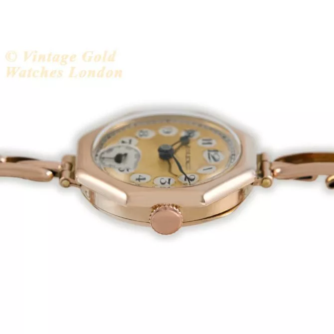 Ladies Rolex 9ct Pink Gold 1920 (9) (navigation)
