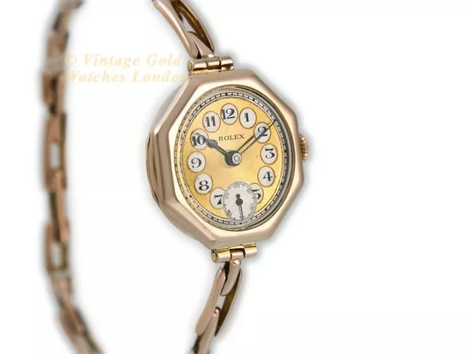Ladies Rolex 9ct Pink Gold 1920 (3)