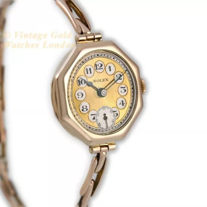 Ladies Rolex 9ct Pink Gold 1920 (3) (navigation)