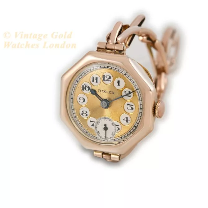 Ladies Rolex 9ct Pink Gold 1920 (6) (navigation)