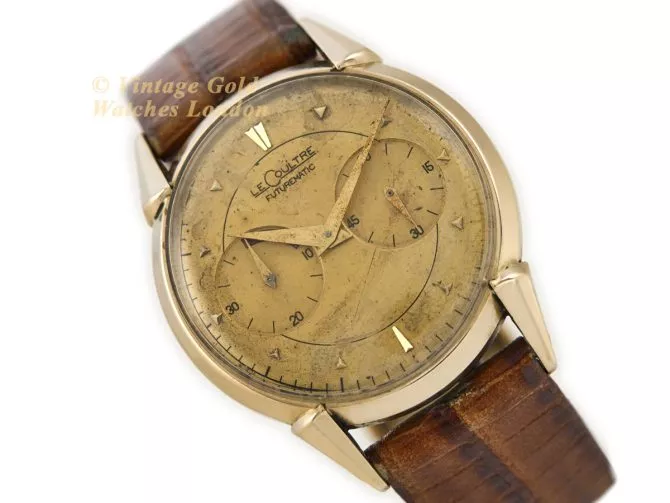 Jaeger-LeCoultre Futurematic Automatic Cal.497 14ct c1955 (1)