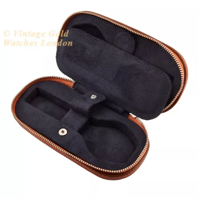 VGWL Oxford Tan Leather Travel Double Watch Wallet (5) (navigation)