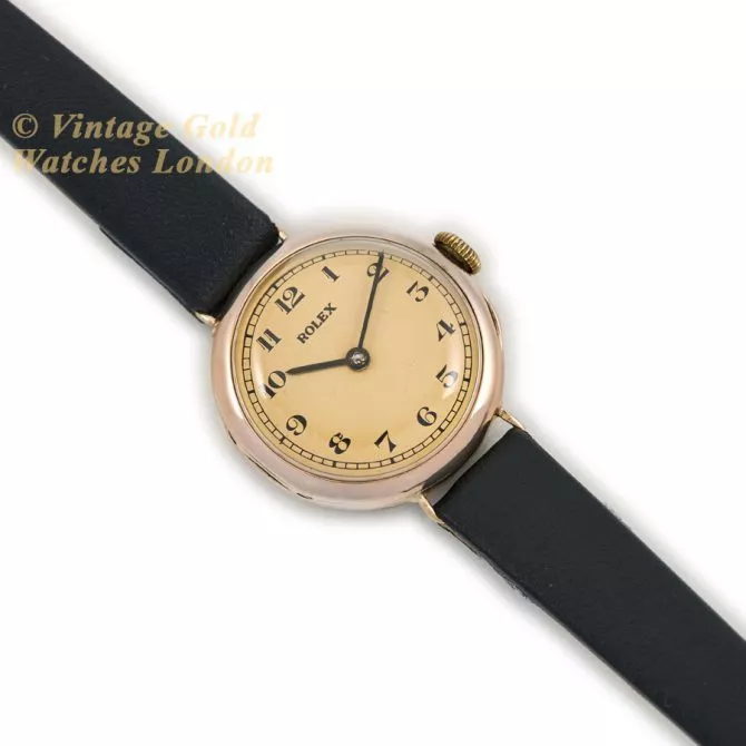 Ladies Rolex 9ct Pink Gold 1927 (8) (navigation)