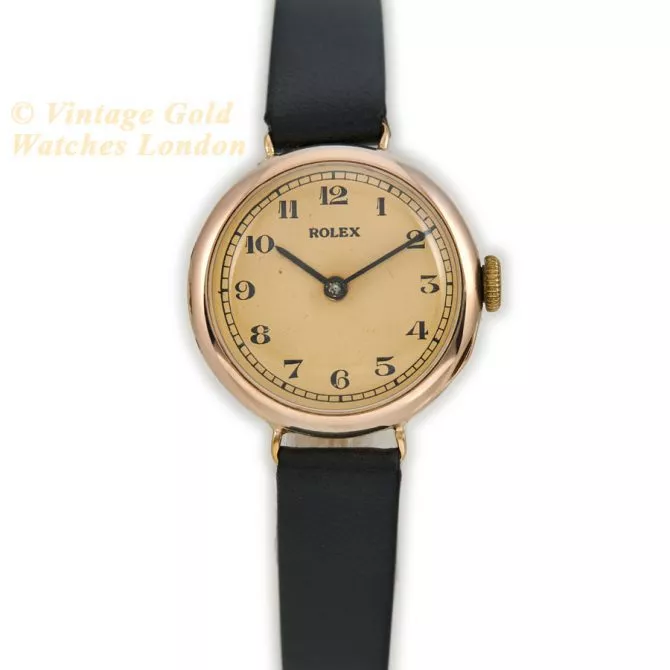 Ladies Rolex 9ct Pink Gold 1927 (4) (navigation)