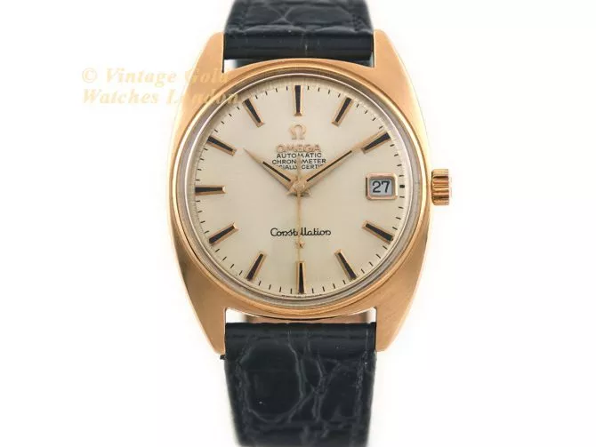 Omega Constellation Cal.564 18ct Pink Gold 1968 (4)