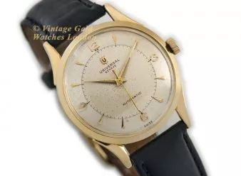 Universal Geneve Bumper Automatic 18ct c1955 - hover