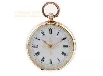 Pocket Watch 14ct c1905 - hover