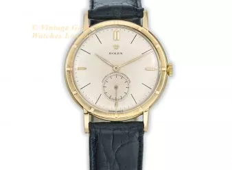 Rolex Precision Metropolitan Chronometer 18ct c1956