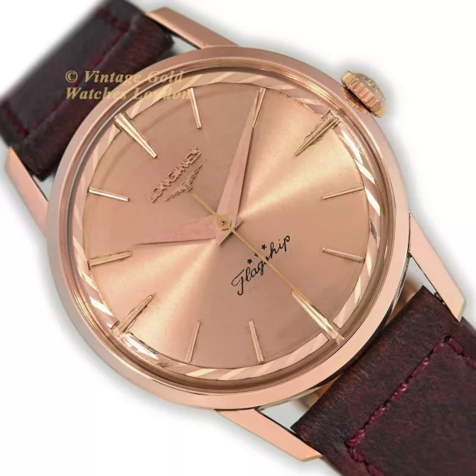 Longines Flagship Ref.503 18ct Pink Gold 1956 (15)