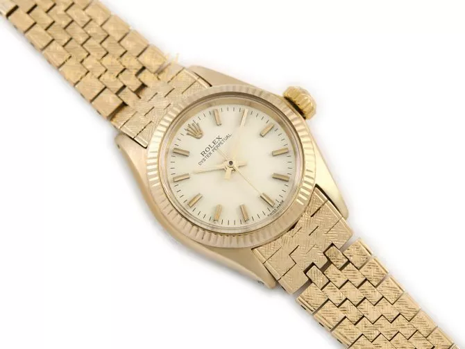 Ladies Rolex Oyster Perpetual Ref.6719 18ct 1972 (8)