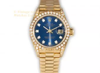 Ladies Rolex Oyster Perpetual Datejust Ref.69158 18ct 1987