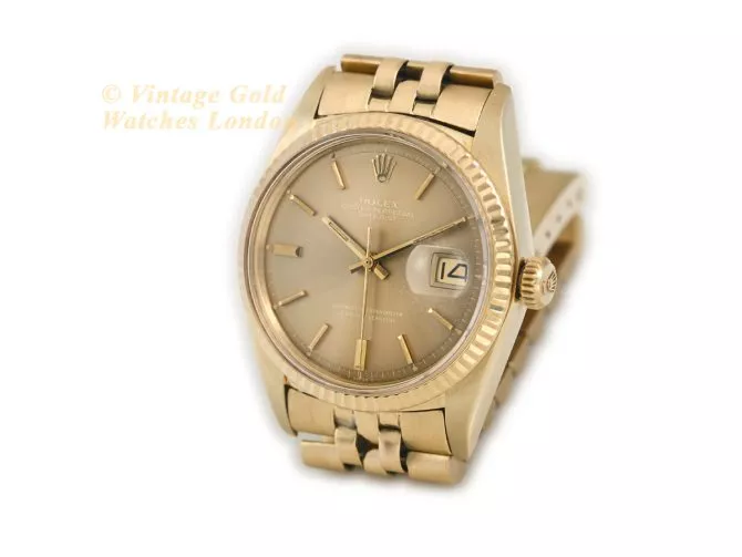 Rolex Oyster Perpetual Datejust Ref.1601 18ct 1969 (6)