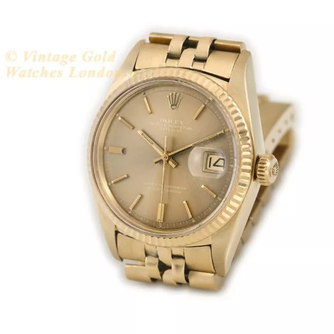 Rolex Oyster Perpetual Datejust Ref.1601 18ct 1969 (6) (navigation)