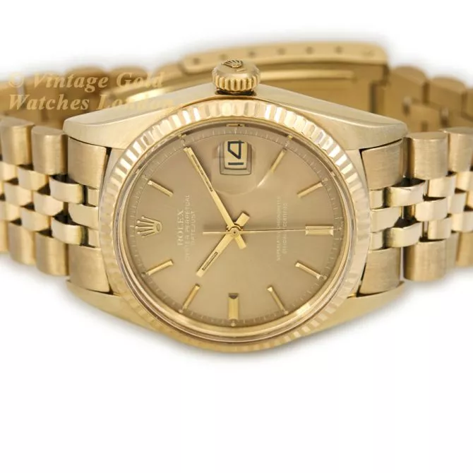 Rolex Oyster Perpetual Datejust Ref.1601 18ct 1969 (7) (navigation)