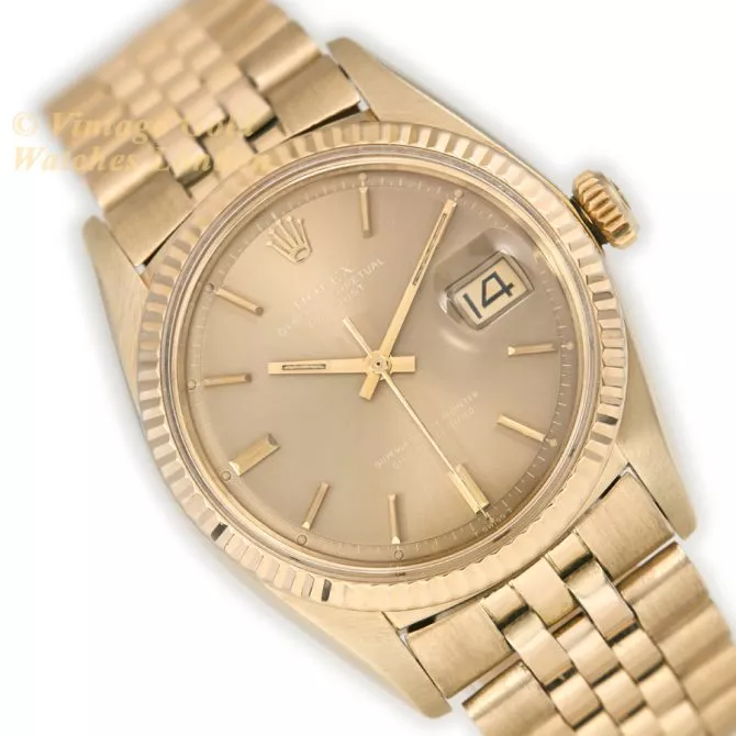 Rolex Oyster Perpetual Datejust Ref.1601 18ct 1969 (1) (navigation)