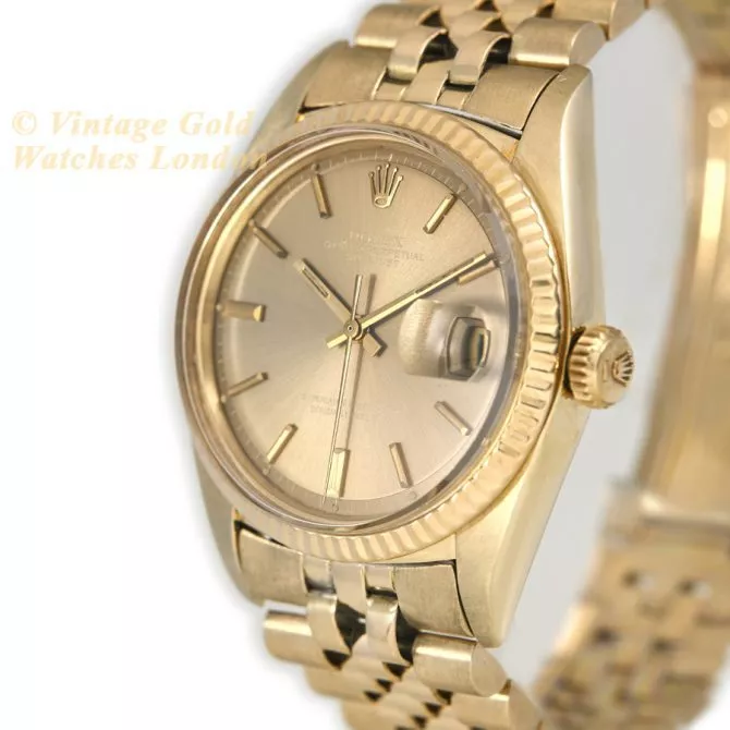 Rolex Oyster Perpetual Datejust Ref.1601 18ct 1969 (5) (navigation)