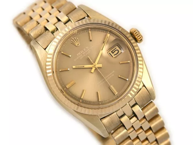Rolex Oyster Perpetual Datejust Ref.1601 18ct 1969 (2)