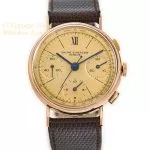 Baume & Mercier Chronograph Cal.1873 18ct Pink Gold c1951 mobile navigation (4)