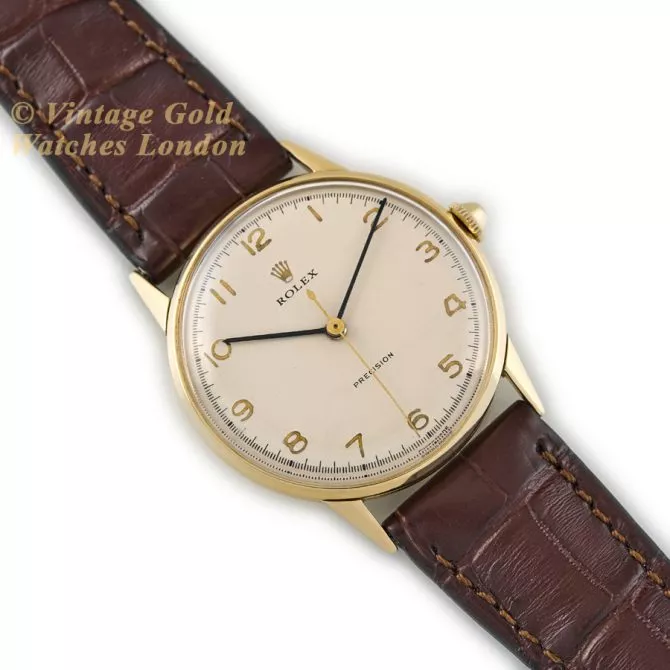 Rolex Precision Ref.3745 18ct c1948 – One of the Earliest Rolex Precisions! (8) (navigation)